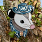 Blue Jean Baby Stained Glass Opossum