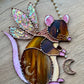Brown Fairy Rat Stained Glass