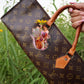 Brown Fairy Rat Holographic Acrylic Bag Charm