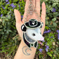 Green/Purple Cowboy Purse Opossum