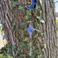 Blue and Silver Sun and Moon Suncatcher