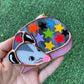 Mini Starry Opossum (ver2) Stained Glass Suncatcher Ornament