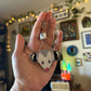 Silver Ghost Opossum Car Charm