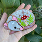Mini Mushroom Grey Rat Suncatcher