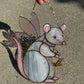 White Fairy Rat Stained Glass