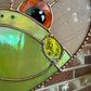 Lovely Frog Stained Glass Suncatcher