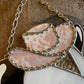 Baby Pink Cowgirl Opossum Stained Glass Suncatcher
