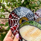 Vampire Frog Stained Glass Suncatcher