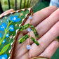 Blue Flower Wizard Raccoon Stained Glass Suncatcher