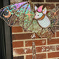 Celestial Bat Stained Glass Suncatcher