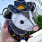 Celestial Cowboy Opossum Stained Glass
