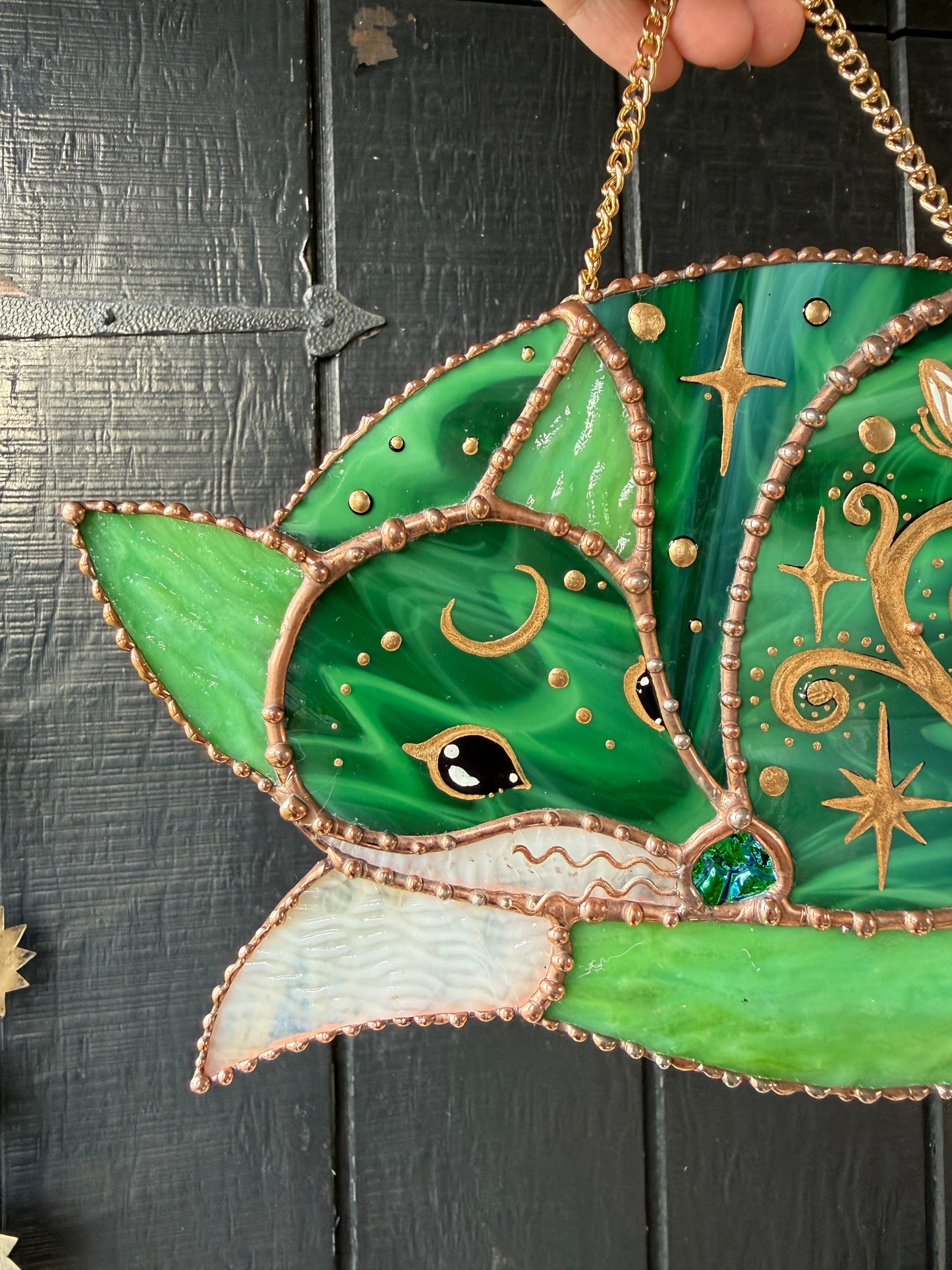 Fern the Fox Stained Glass Suncatcher