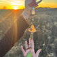 Mushroom Chain Suncatcher