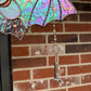 Celestial Bat Stained Glass Suncatcher