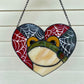 Vampire Frog Stained Glass Suncatcher