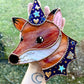 Trinket the Fox Stained Glass Suncatcher
