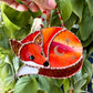 Fire Fox Mini Stained Glass Suncatcher
