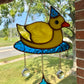 Lucky Duck Stained Glass Suncatcher