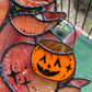 Trick-or-Treat Squirrel Stained Glass Suncatcher