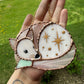 Mini Pink Fox Stained Glass Suncatcher