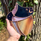 Golden Acorn Stained Glass Suncatcher
