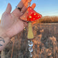 Red Mushroom Stained Glass Suncatcher