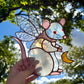 White Fairy Rat Stained Glass