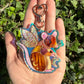 Brown Fairy Rat Holographic Acrylic Bag Charm