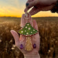 Green Mushroom Stained Glass Suncatcher