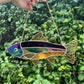 Iridescent Fish Stained Glass Suncatcher