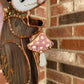 Mushroom Wizard Opossum Stained Glass Suncatcher