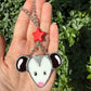 Star Opossum Stained Glass Car Charm