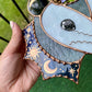 Lavender Wizard Opossum Stained Glass Suncatcher