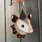 Cosmic Moon Wizard Stained Glass Suncatcher