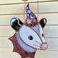 Whimsigoth Stained Glass Opossum