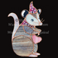 Valentine Wizard Opossum Art Print