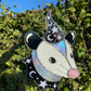 Purple Starry Opossum Stained Glass Suncatcher