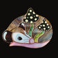 Mushroom Opossum Art Print