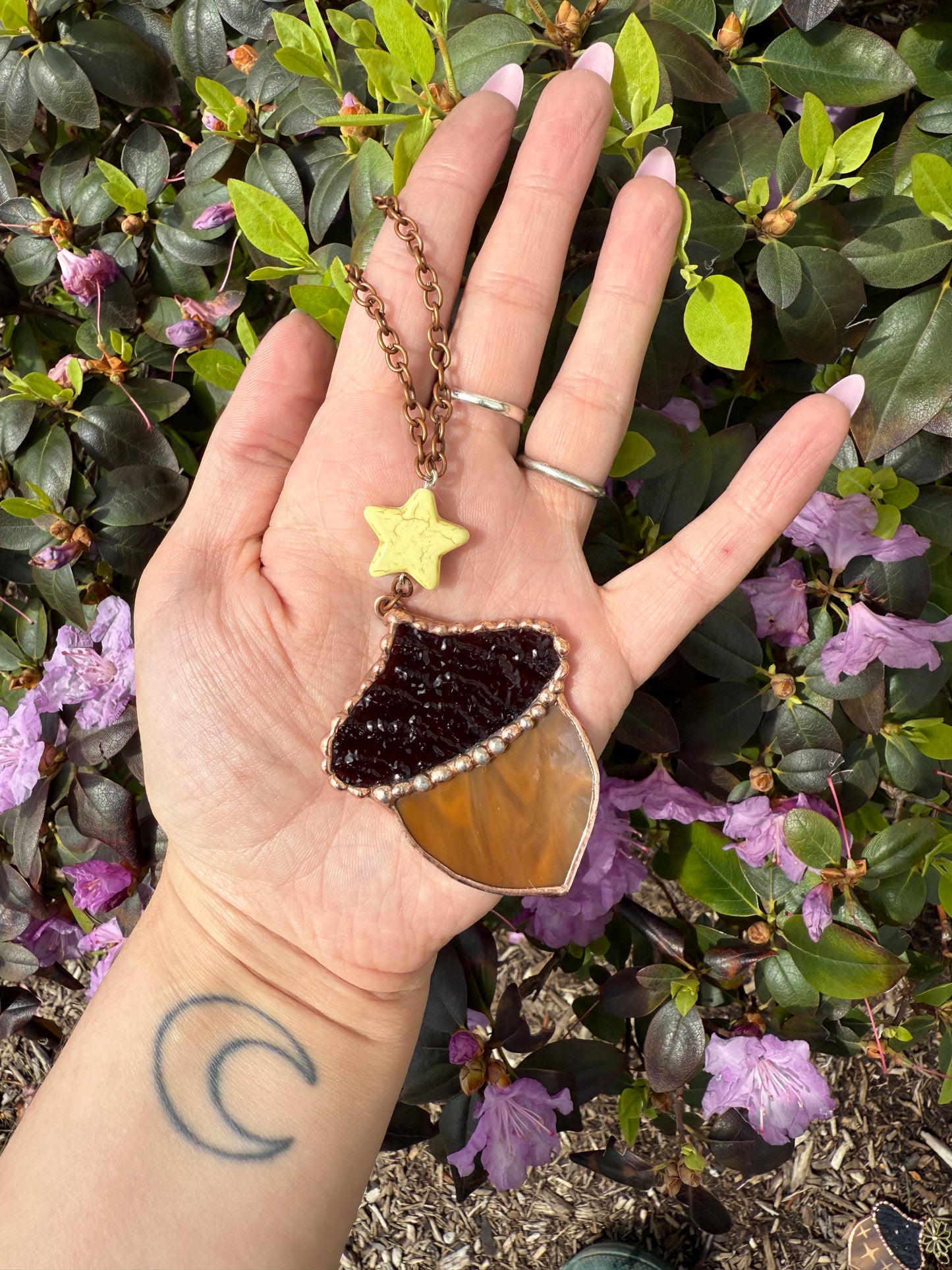 Star Acorn Rear View Mirror Hanger
