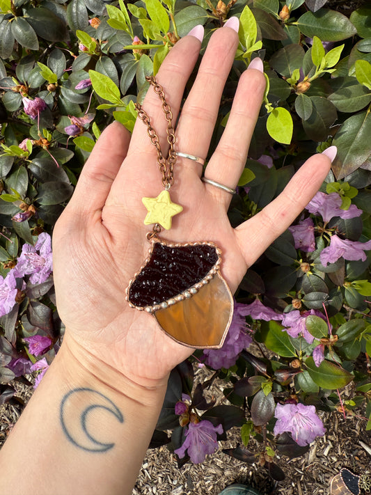 Star Acorn Rear View Mirror Hanger