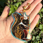Forest Squirrel Holographic Acrylic Bag Charm