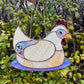 Lovely Chicken Stained Glass Suncatcher