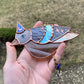 Wizard Pigeon Stained Glass Suncatcher
