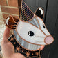 Cosmic Wizard Opossum Stained Glass Suncatcher