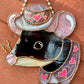 Miss Mouse Stained Glass Suncatcher