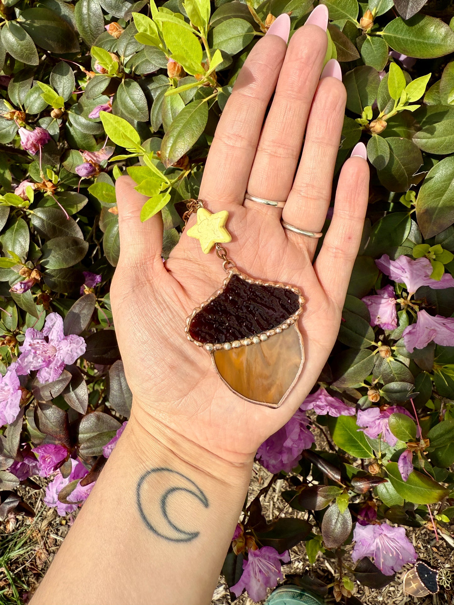 Star Acorn Rear View Mirror Hanger