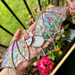Celestial Bat Stained Glass Suncatcher