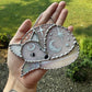 Mini Pink Fox Stained Glass Suncatcher