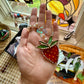 Strawberry Stained Glass Car Charm