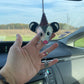 Purple Opossum Stained Glass Charm